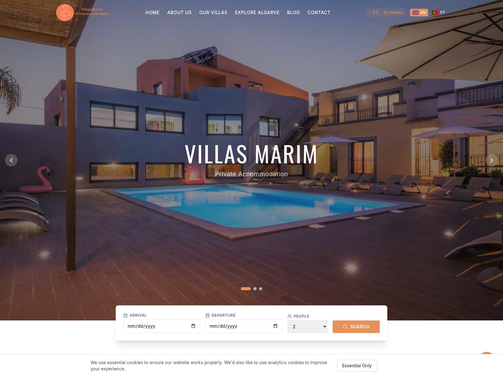 Screenshot de Villas Marim