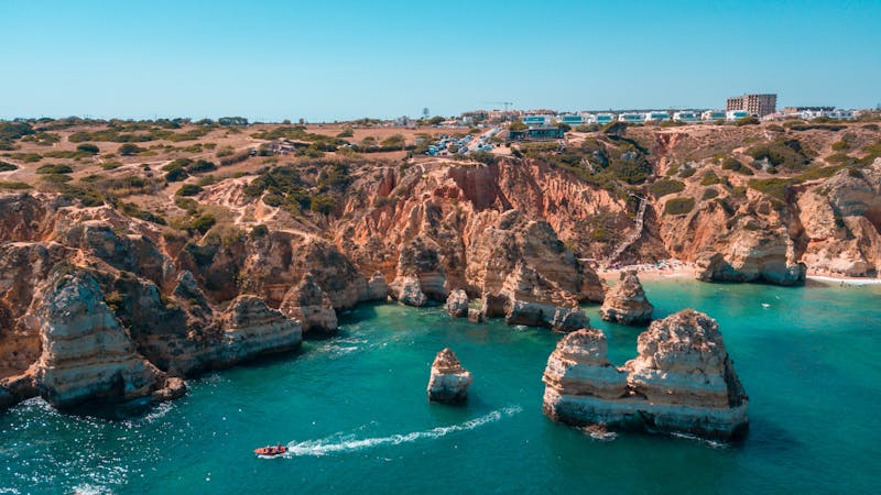 Vista de Faro, Portugal